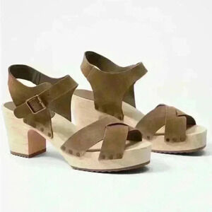 Loft suede leather sandals